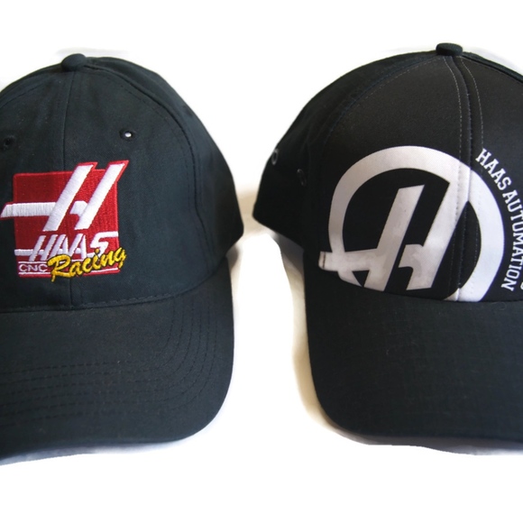 Haas CNC Racing Hat Black Baseball Cap Automation